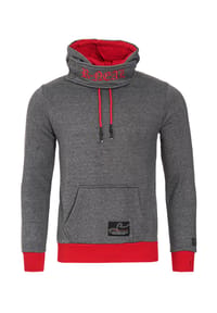 RUSTY NEAL - Kapuzenpullover mit modernem Schnitt - Anthrazit