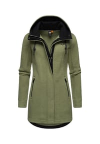 ragwear™ - Fellimitatmantel Letti Teddy-Fleece - Black