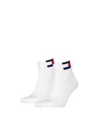 TOMMY HILFIGER - Kurzsocken, Rippbündchen, für Herren - 001 WHITE