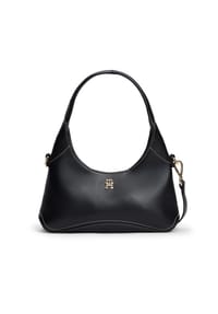 TOMMY HILFIGER - Beuteltasche, Kunstleder, Magnetverschluss, für Damen - BDS  BLACK