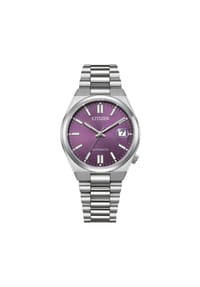 CITIZEN® AUTOMATIK - Herren Armbanduhr "NJ0200-50W" - LILA