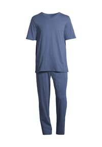 SCHIESSER - Schlafanzug Night & Home - Blau