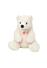 HERMANN Teddy COLLECTION® - Kuscheltier Eisbär sitzend, 35 cm - mehrfarbig