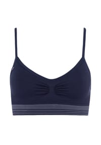 BeeDees® - Damen Bustier Comfee Strap Top mit herausnehmbaren Cups und verstellbaren Trägern - aubergine