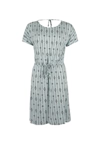 ROADSIGN® australia - Damen Kleid Iced Blue mit Allover-Design, weich fallend, ideal für warme Tage - hellblau