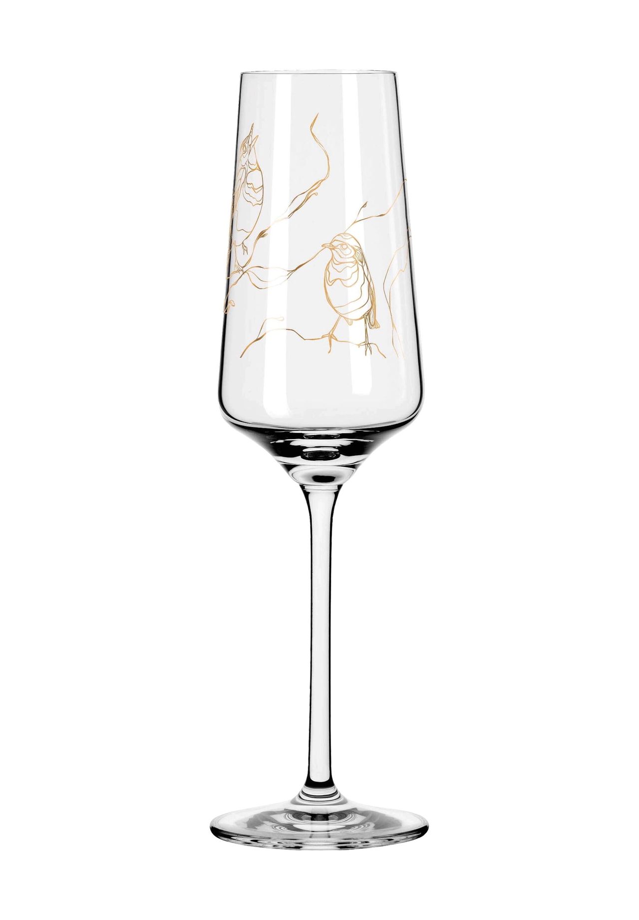 RITZENHOFF Proseccoglas, Ø 6 cm, Höhe 22,5 cm Roséhauch
