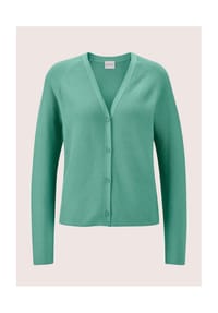 MADELEINE - Strickjacke mit V-Ausschnitt - pfefferminz