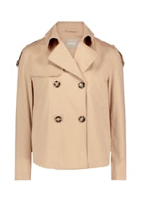 AMBER & JUNE - Sommerjacke mit Kragen - Beige