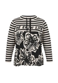 VIA APPIA -DUE- - Sweatshirt in Große Größen - champagner / schwarz