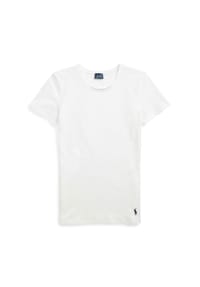 POLO RALPH LAUREN - T-Shirt Club Cotton, atmungsaktiv, für Damen - 192 WHITE CLOUD