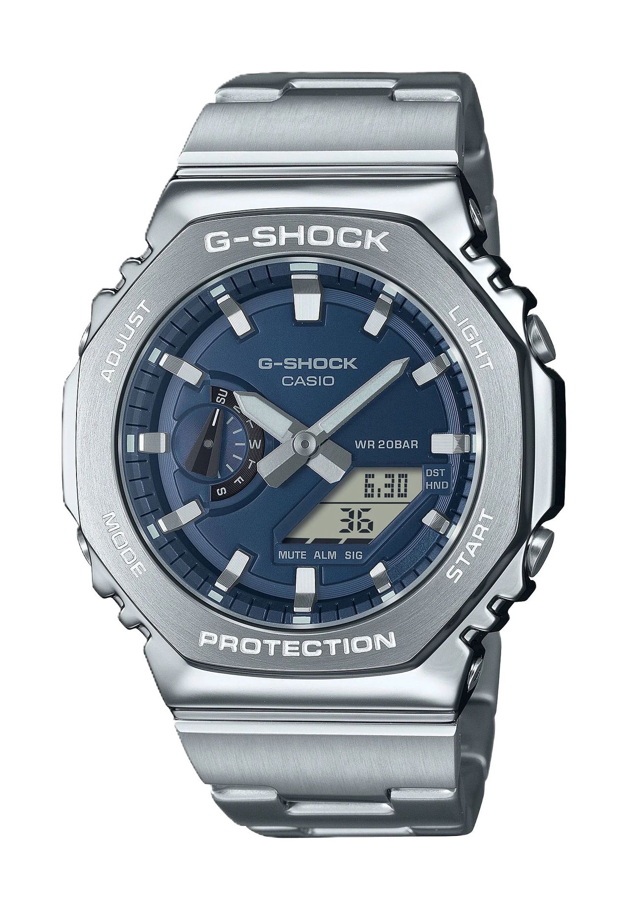 CASIO G-Shock GM-2110D-2BER Edelstahl ANALOG/ DIGITAL NEU!!! - Bild 10