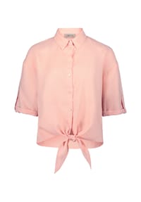 CARTOON - Leinenbluse, Knotendetail, 3/4-Arm für Damen - 4658 LIGHT PEACH