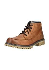 bugatti - Leder Stiefelette - Cognac
