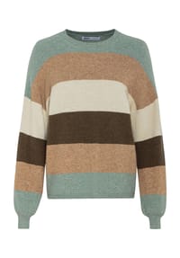 ONLY® - Pullover, Streifen, Ballonärmel, für Damen - 199071009 FEATHER