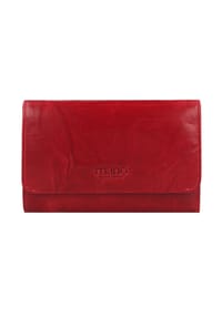 mano Donna Aurona RFID - Donna Aurona Geldbörse RFID Leder 14,5 cm - cognac