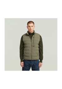 G-STAR RAW - Steppweste, Stehkragen, Brusttasche, für Herren - 273 TURF