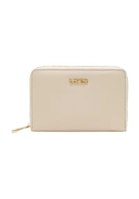 L.CREDI FILIPPA - Brieftasche, Reißverschluss, RFID-Schutz, für Damen - CREME