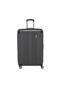travelite CITY - 4-Rollen-Trolley, Hartschale, Kreuzspanngurte, TSA-Schloss - 04 ANTHRAZIT