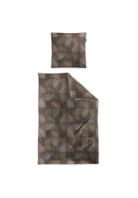 irisette® - Mako-Satin Bettwäsche Set Wave 8780 - 80 nougat