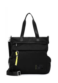 SURI FREY SURI SPORTS MARRY - Shopper, Logo-Print, Reißverschluss, für Damen - 100 BLACK