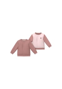s.Oliver - Sweatjacke, Eingrifftaschen, für Babys und Kleinkinder - 4418 LILAC/PINK