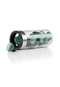 eva solo - Kaffeekapsel Spender, Transparent, Ø 8 cm - silber