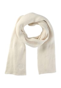MANGUUN - Schal, Stickerei, für Damen - BEIGE HEART STRICK
