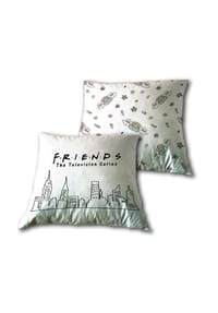 COFI - Friends Kissen – Kuscheliges Sofakissenikonischem - Mehrfarbig 35x35 cm