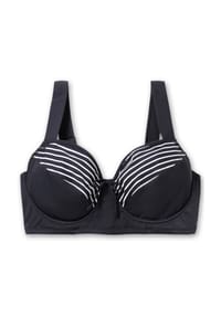 sheego - Bikini-Oberteil - marine-gestreift