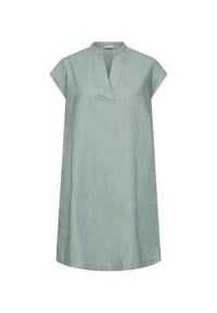 camel active - Kleid mit seitlichen Taschen - Jadeblau