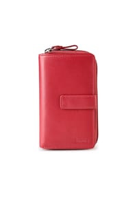 Esquire Primavera - Primavera Geldbörse RFID Schutz Leder 15.5 cm - rot