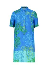 BETTY BARCLAY - Blusenkleid, Halbarm, für Damen - 5880 GREEN/BLUE