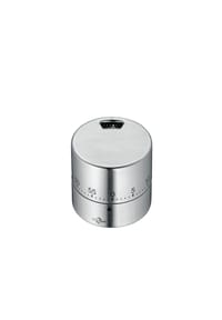 KÜCHENPROFI - Timer "Pluto", Geschenkverpackung, rostfreier Edelstahl, Ø 6,5 cm - silber