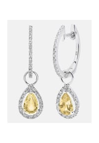 Diamant L'eternel - Ohrhänger, mit 0.18 ct Diamant, 375 Weißgold - white gold