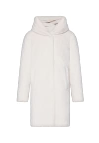 BETTY BARCLAY - Plüschjacke mit Kapuze - beige