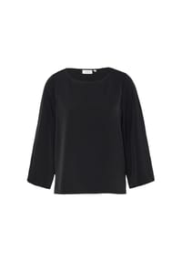 comma, - Shirtbluse, U-Ausschnitt, für Damen - 9999 GREY/BLACK
