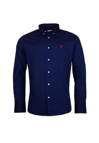 U.S. POLO ASSN. - Hemd Popeline Longsleeve Shirt - dunkelblau