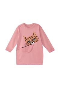 Denokids - Kleid Leopard Pocket - Salmon