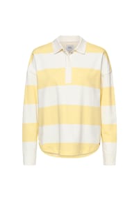 camel active - Sweatshirt mit Knopfleiste - Limonengelb