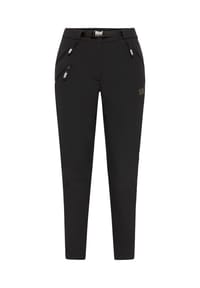 GLOBETROTTER - Outdoorhose, Paspeltaschen, für Damen - BLACK BEAUTY