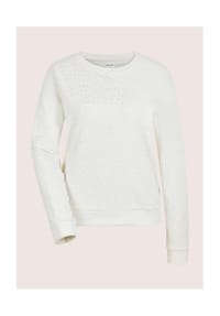 MADELEINE - Langarm Animal-Print Pullover - marine
