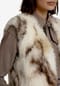 zero Kunstfell-Weste mit Animalprint Bild 9