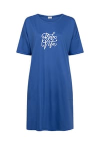 RÖSCH - Schlafshirt, Eingrifftaschen, für Damen - 11749 BLUE