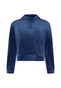 TRIUMPH - Loungewear-Oberteil Velour Rib, Kapuze, für Damen - 00GZ SILK WHITE