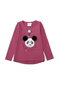 JETTE - Langarmshirt, Baumwolle, für Kinder - PINK BLOOM