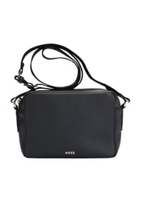 BOSS ALYCE - Umhängetasche, Emblem, Leder, für Damen - 001 BLACK