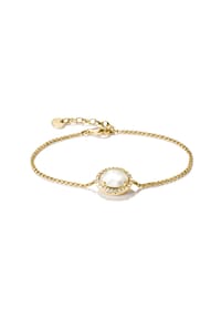 Thomas Sabo - Armband mit Perlmutt und Zirkonia - gelbgoldfarben