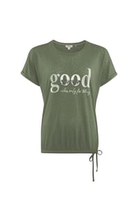 STOOKER® - STCLEA PRINT Damen T-Shirt - oil green
