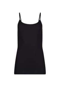 HUBER - Spaghettitop Soft Modal - black