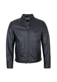 MADDOX - Herren Lederjacke Lammnappa dunkelblau - dunkelblau